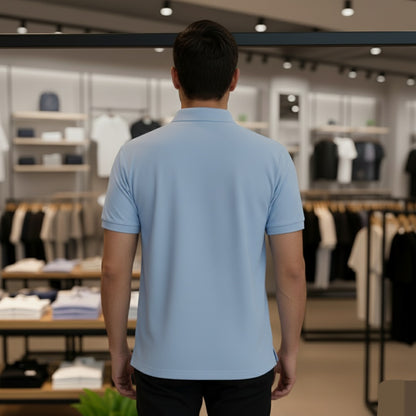 Light Blue Polo T-shirt