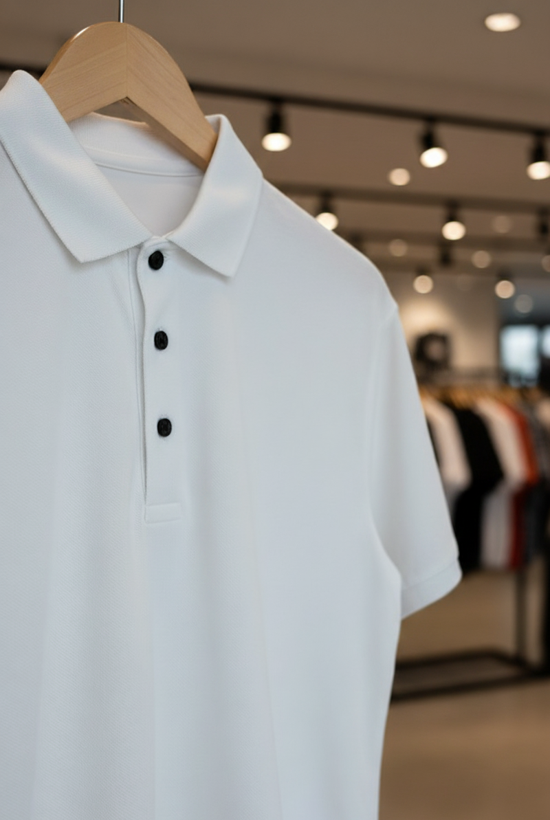 White Polo T-shirt