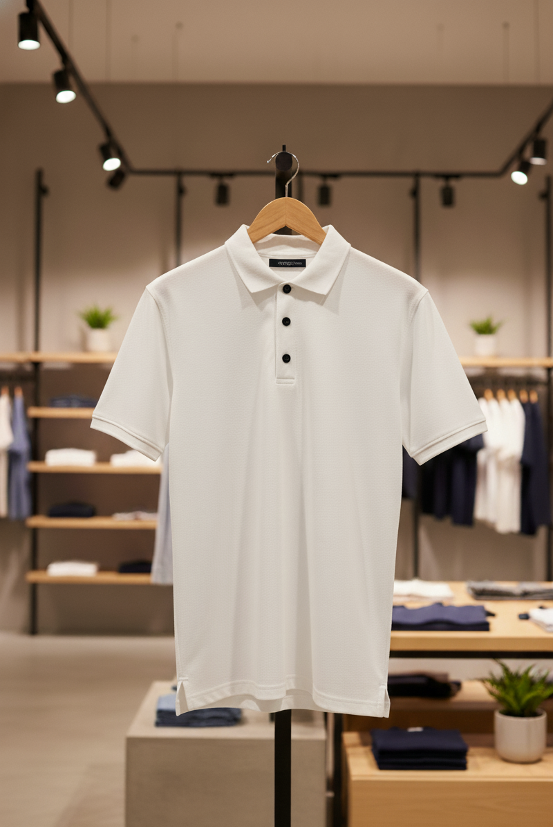 White Polo T-shirt
