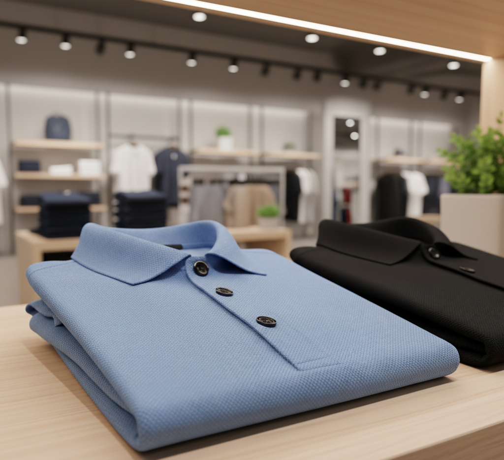 Light Blue Polo T-shirt