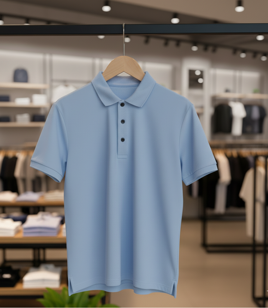 Light Blue Polo T-shirt